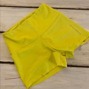 Ryderwear scrunch bottom shorts